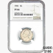 1941 Jefferson Nickel NGC PF66