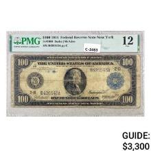 1914 $100 FRN NEW YORK, NY PMG F12