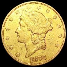 1878-S $20 Gold Double Eagle UNCIRCULATED