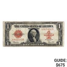 1923 $1 RED SEAL LT UNITED STATES NOTE VF