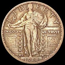 1918 Standing Liberty Quarter LIGHTLY CIRCULATED