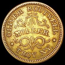 1863 Civil War Store Token CLOSELY UNCIRCULATED