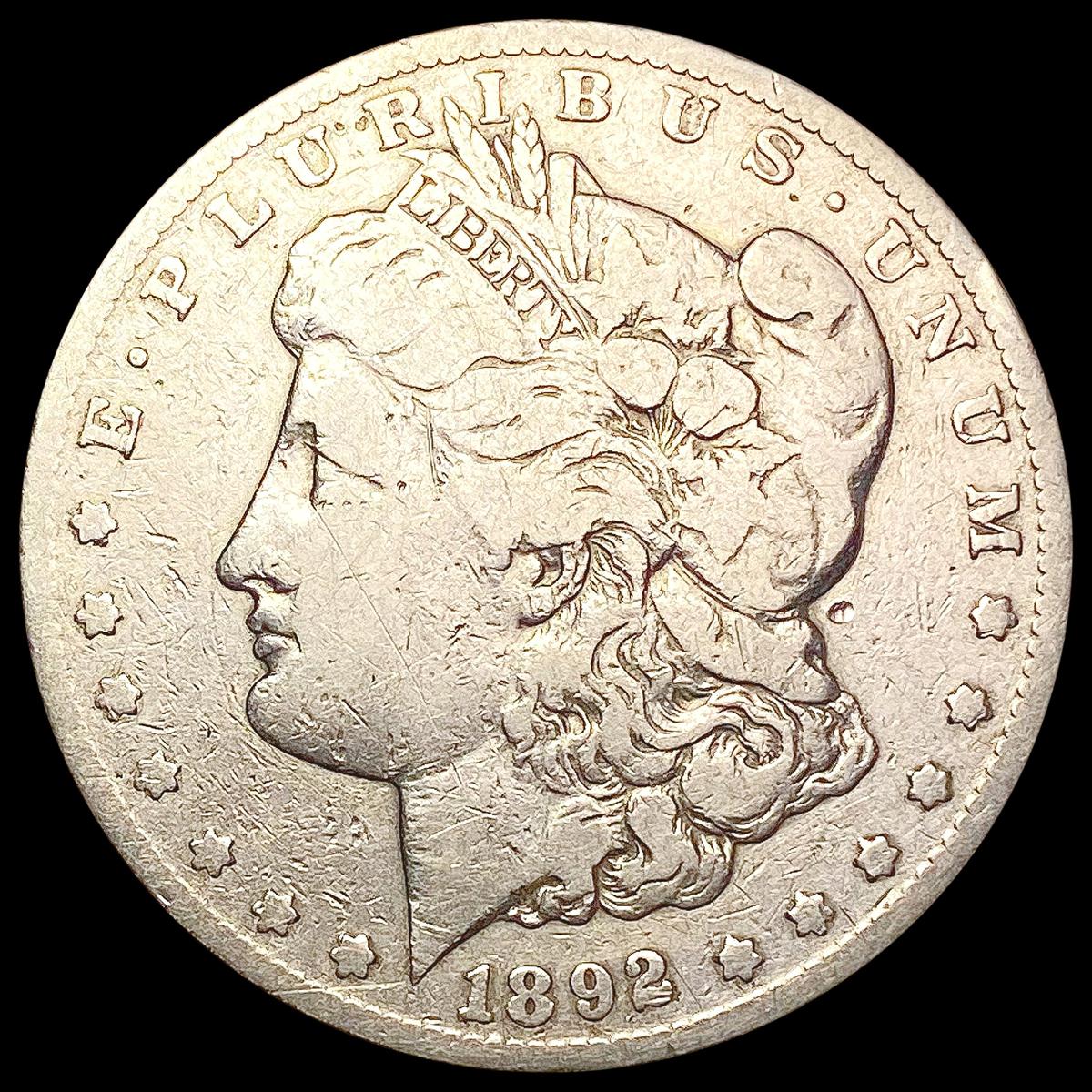 1892-CC Morgan Silver Dollar NICELY CIRCULATED