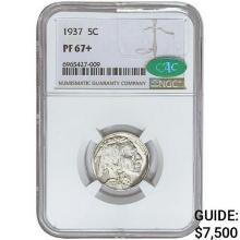 1937 CAC Buffalo Nickel NGC PF67+