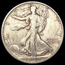 1920-S Walking Liberty Half Dollar LIGHTLY CIRCULA