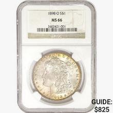 1898-O Morgan Silver Dollar NGC MS66