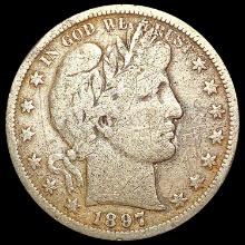 1897-S Barber Half Dollar NICELY CIRCULATED