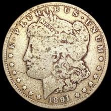 1891-CC Morgan Silver Dollar NICELY CIRCULATED