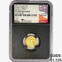 2021-W $5 A.G.E. Signed Mercanti NGC PF70 UC FDI T