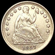 1857 Seated Liberty Half Dime UNCIRCULATED