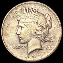 1921 Silver Peace Dollar NEARLY UNCIRCULATED