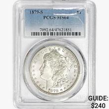 1879-S Morgan Silver Dollar PCGS MS64