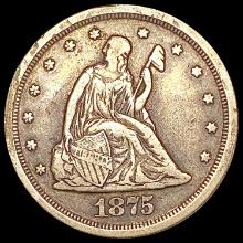 1875-S Twenty Cent Piece CLOSELY UNCIRCULATED