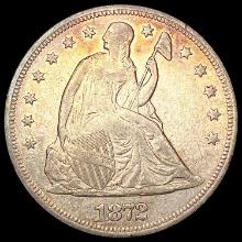 1872 Seated Liberty Dollar CLOSELY UNCIRCULATED