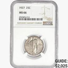 1927 Standing Liberty Quarter NGC MS66