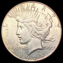 1928-S Silver Peace Dollar CLOSELY UNCIRCULATED