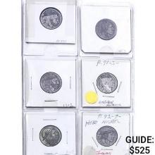 1913-1937 Varied Date Hobo Nickel Collection [15 C