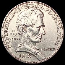 1918 Illinois Half Dollar UNCIRCULATED