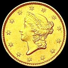 1853 Rare Gold Dollar UNCIRCULATED