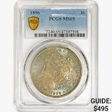 1896 Morgan Silver Dollar PCGS MS65