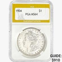 1904 Morgan Silver Dollar PGA MS64