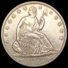 1855 Arws Seated Liberty Half Dollar UNCIRCULATED