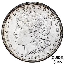 1890-S UNC Morgan Silver Dollar W/ANICS Photo Cert