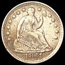 1851-O Seated Liberty Half Dime CLOSELY UNCIRCULAT