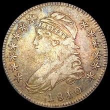 1810 Capped Bust Half Dollar CLOSELY UNCIRCULATED