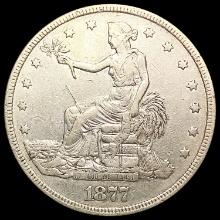 1877 Silver Trade Dollar CLOSELY UNCIRCULATED