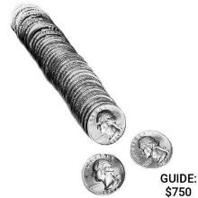 1962 Roll of Proof Washington Quarters [40 Coins]