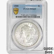 1888 Morgan Silver Dollar PCGS MS65