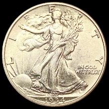 1934 Walking Liberty Half Dollar UNCIRCULATED