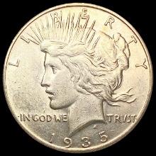 1935-S Silver Peace Dollar CLOSELY UNCIRCULATED