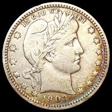 1903-O Barber Quarter CLOSELY UNCIRCULATED