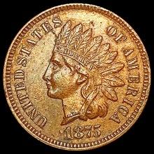 1875 Indian Head Cent CLOSELY UNCIRCULATED