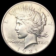 1921 Silver Peace Dollar CLOSELY UNCIRCULATED