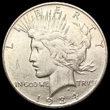 1934-D Silver Peace Dollar CLOSELY UNCIRCULATED