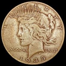 1935-S Silver Peace Dollar LIGHTLY CIRCULATED