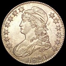 1826 Capped Bust Half Dollar CLOSELY UNCIRCULATED