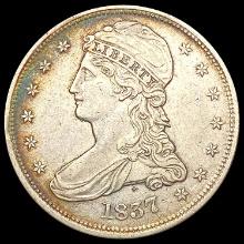 1837 Capped Bust Half Dollar CLOSELY UNCIRCULATED