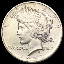 1921 Silver Peace Dollar CLOSELY UNCIRCULATED