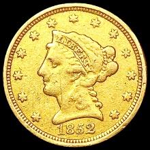 1852 $2.50 Gold Quarter Eagle CLOSELY UNCIRCULATED