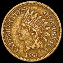 1860 Indian Head Cent NEARLY UNCIRCULATED