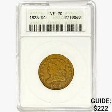 1828 Classic Head Half Cent ANACS VF20