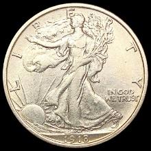 1918-D Walking Liberty Half Dollar CLOSELY UNCIRCU