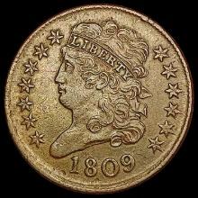 1809 Classic Head Large Cent CLOSELY UNCIRCULATED