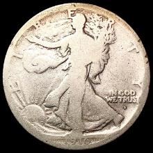 1916-D Walking Liberty Half Dollar NICELY CIRCULAT