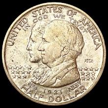 1921 2X2 Alabama Half Dollar CLOSELY UNCIRCULATED