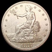 1875-S Silver Trade Dollar CLOSELY UNCIRCULATED